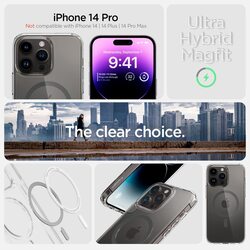 Spigen Ultra Hybrid (MagFit) for iPhone 14 Pro Case Cover with MagSafe - Graphite